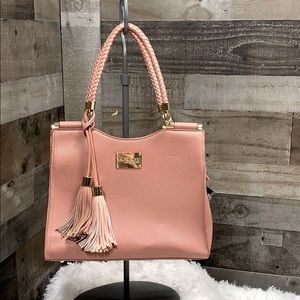 Bebe Soft Pink Shoulder Bag